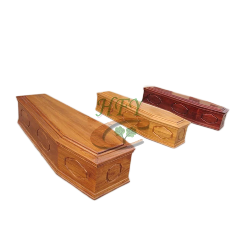 Solid Wood Coffin Funeral Casket